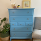 NOW SOLD Stag Seven Drawer Tallboy