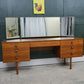 Mid Century Teak Dressing Table with Mirrors - Avalon