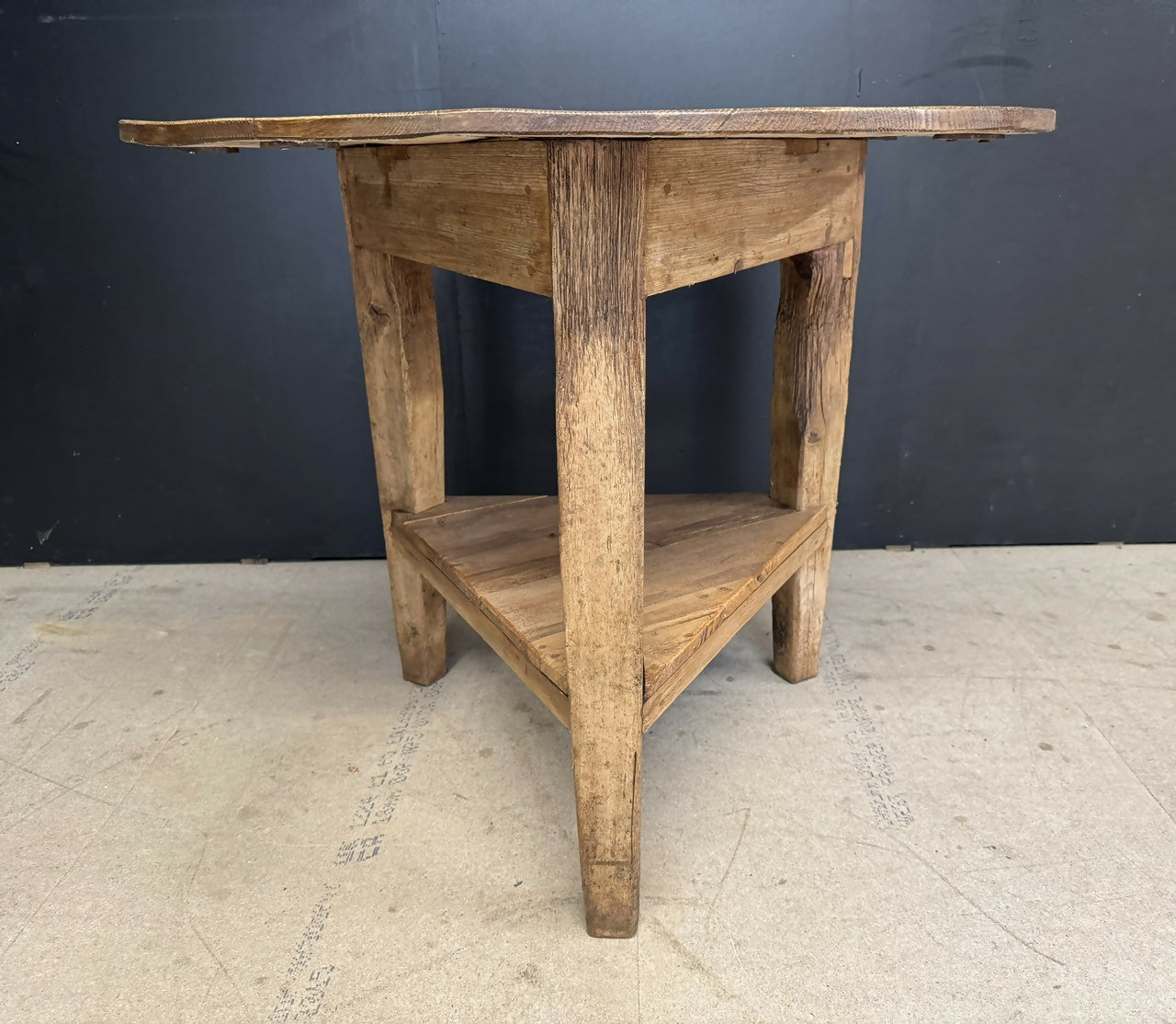 Antique Pine Cricket Table