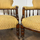 Pair of Edwardian Mahogany Upholstered Tub Chairs