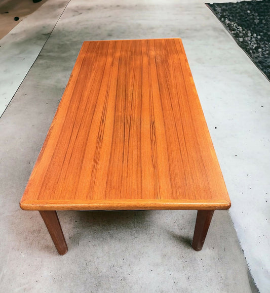 Mid century Teak long coffee table.