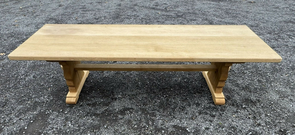 Huge 3 x 1 Meter French Oak Farmhouse Dining Table
