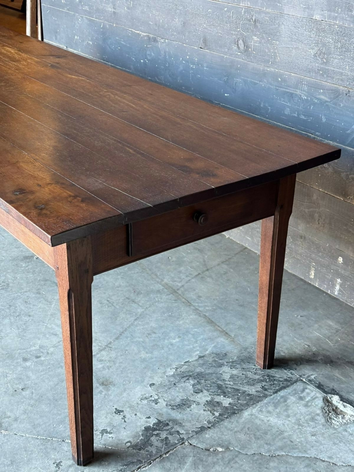 French Oak Normandy Farmhouse Kitchen Dining Table