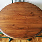Upcycled Pine Dining Table with 4 Vintage Oak Chairs