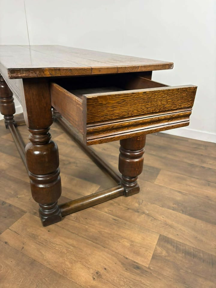 Antique Oak Refectory Table