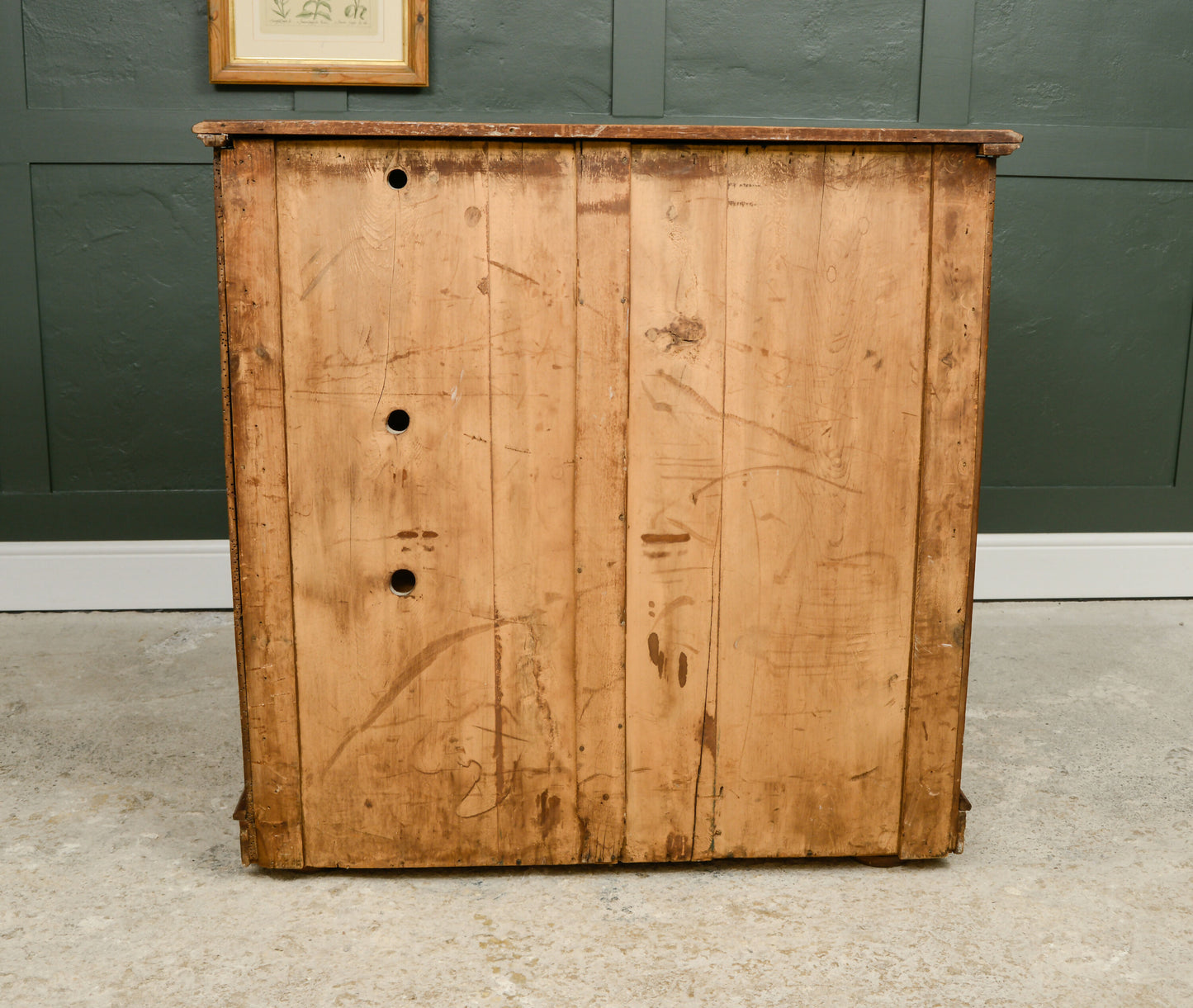Large Victorian Mahogany Chest of Drawers - 2 Over 3