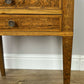 Bedside Table Vintage French Style Inlaid Burr Cabinet Carved Cupboard LOT 6289