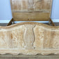 Bed Vintage French Louis XVI Oak King Size Bed Frame Carved Headboard LOT 6372