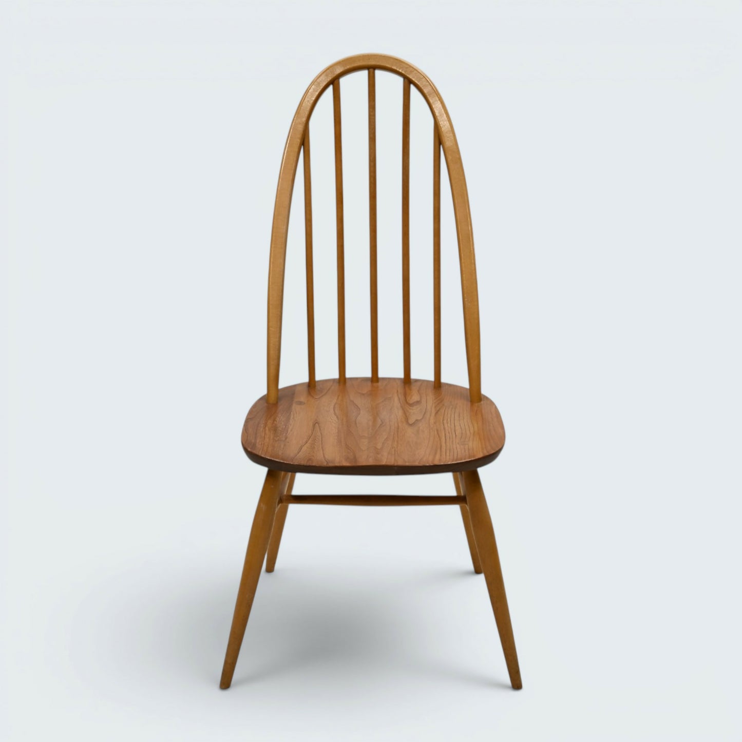 4 Ercol Dining Chairs Windsor Quaker Light Finish Vintage 1970s FREE UK Delivery