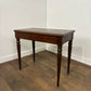 Reproduction Mahogany Storage Table with Lift-Up Top