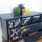 Stag navy chest of drawers