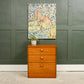 Small Stag Cantata Chest of Drawers / Bedside Drawers - Mid Century