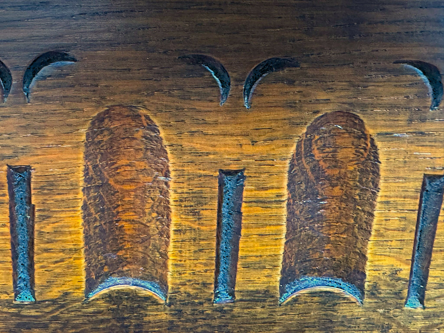 Large Oak Refectory Dining Table 8 - 10 Seater