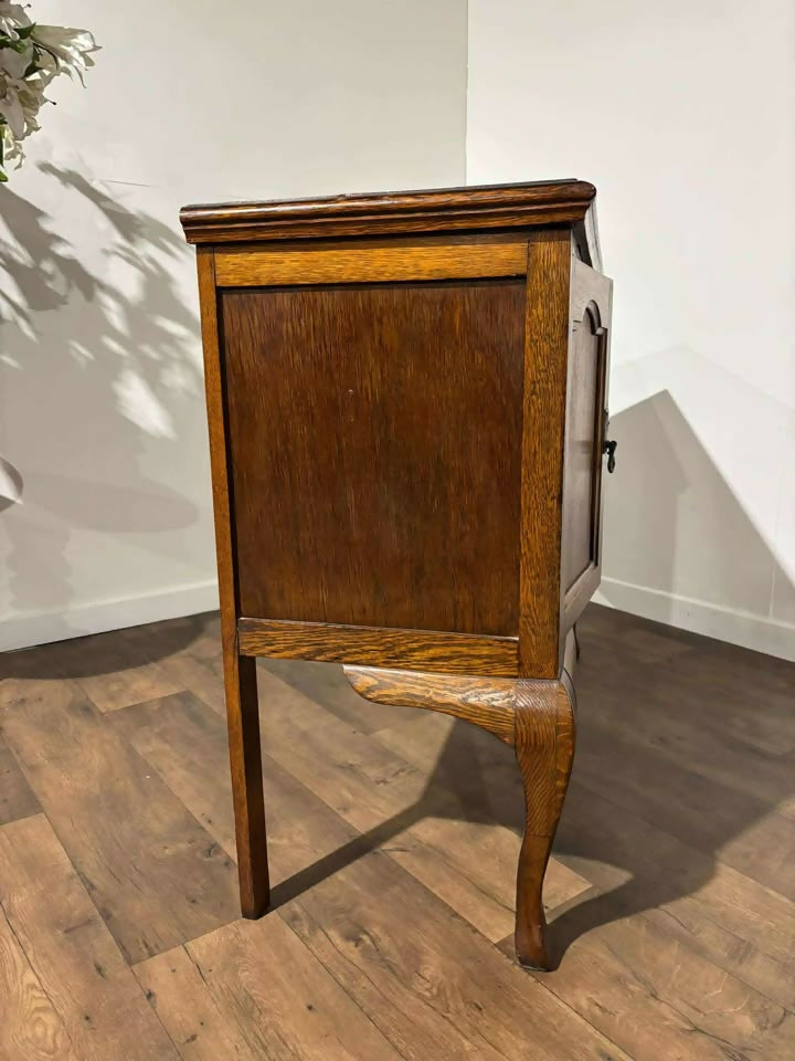 Vintage Oak Cabriole Leg Sideboard