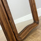 Mirror Vintage French Style Oak Carved Triple Folding Vanity Mirror LOT 6542