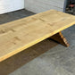 Stunning Large French Bleached Oak Farmhouse Dining Table