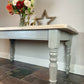 Hand Painted Farmhouse Table, 1990s