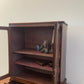 A 19th Century Mahogany Wall Vintage Display Cabinet