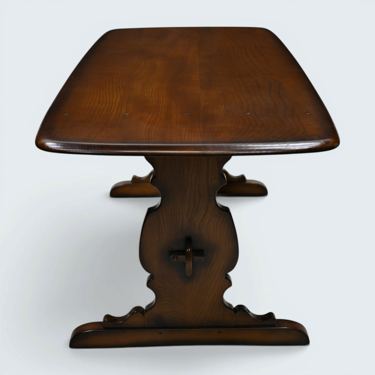 Ercol Refectory Dining Table Golden Dawn Finish #419 Plank Top FREE UK Delivery