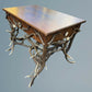 19th Century Antique Black Forest Antler Table