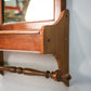 Arts and Crafts Bathroom Wall Mirror with Towel Rail and Box