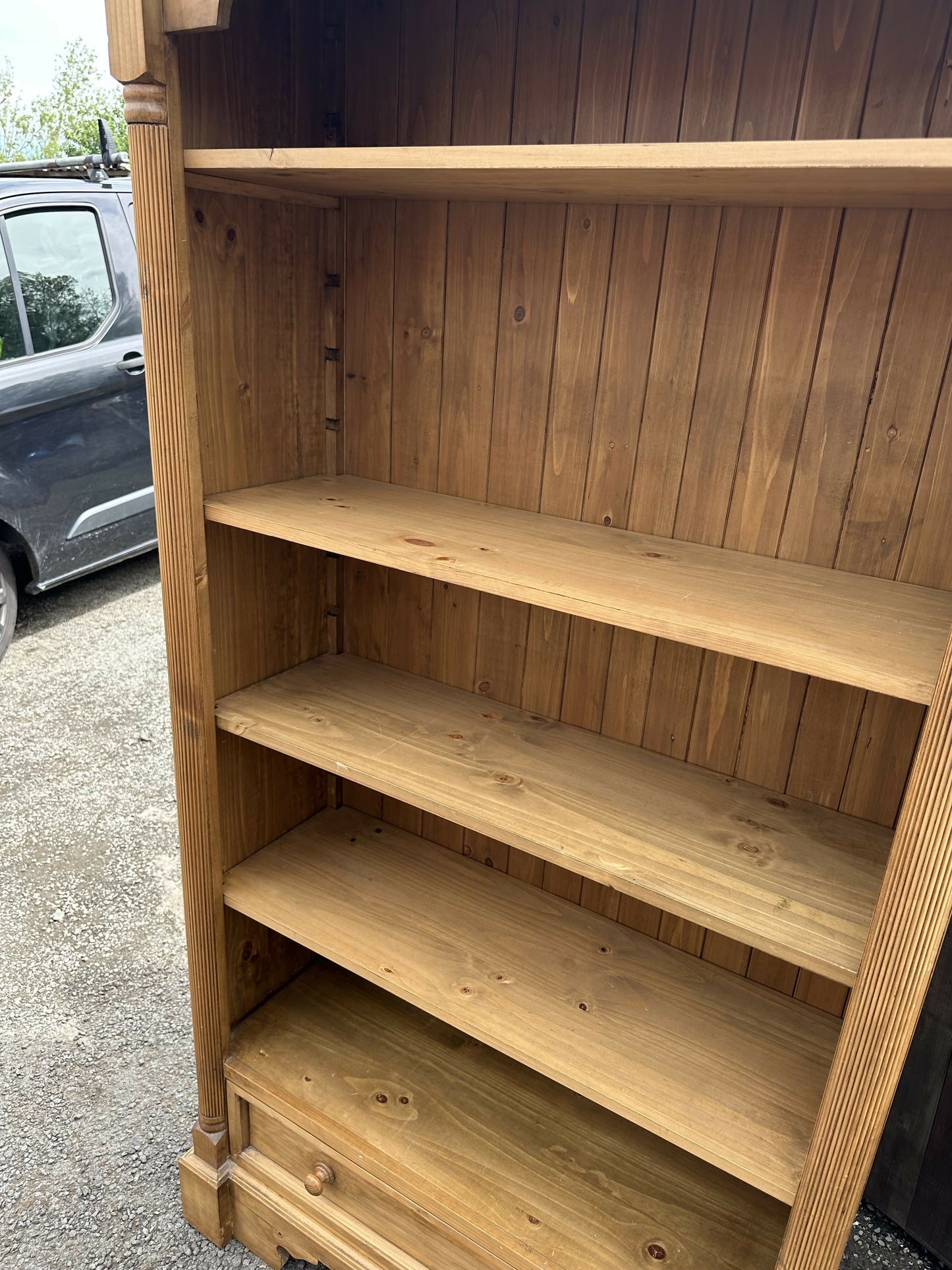 Tall Vintage Shelves