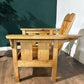 Hardwood Adjustable Chair Having A Panel Back222as