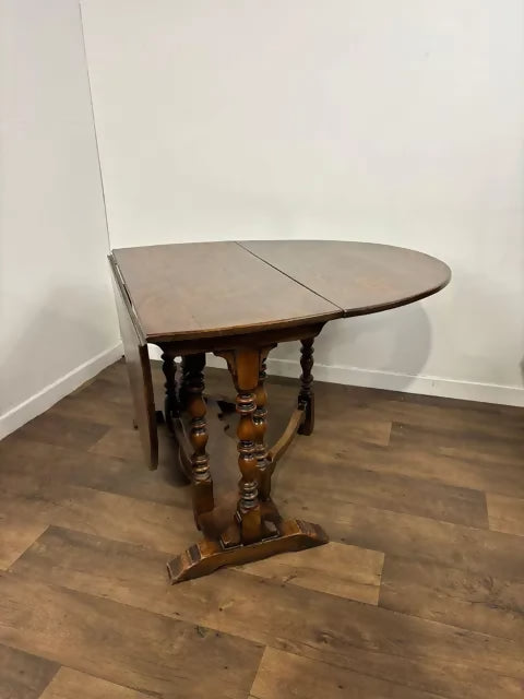 Vintage Oak Drop Leaf Dining Table