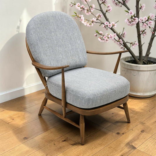 Ercol Windsor Easy Chair Armchair Vintage Finish Very Clean EXC FREE UK Delivery
