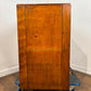 Vintage Oak Veneer Bank of Ten Drawers