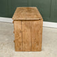 Victorian Pine Rustic Kitchen Sideboard with Cupboard & Drawers