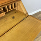 Cabinet Vintage French Louis XVI Oak Bureau Bookcase Display Cabinet LOT 6343