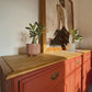 Vintage Sideboard in Annie Sloan Paprika Red – Hand Painted Storage Cabinet