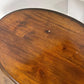 Edwardian Oval Mahogany Inlaid Occasional Table with Inlaid Stretcher Base
