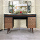 Retro Mid Century Modern 3 piece Lebus Link bedroom set in Green, Black and Wood.