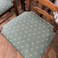 Vintage Oak Set Of Five Ladder Back Dining Chairs