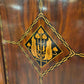 Exceptional Aesthetic Movement Mahogany Hall Wardrobe with Boxwood & Ebony Inlay, c. 1880