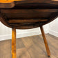 Antique Style Hardwood Bergère Chair with Cane Seat & Cabriole Legs