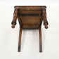 Carved Antique William IV Hall/Bedroom Chair Quartersawn Oak FREE Delivery. SBR9796/1211D
