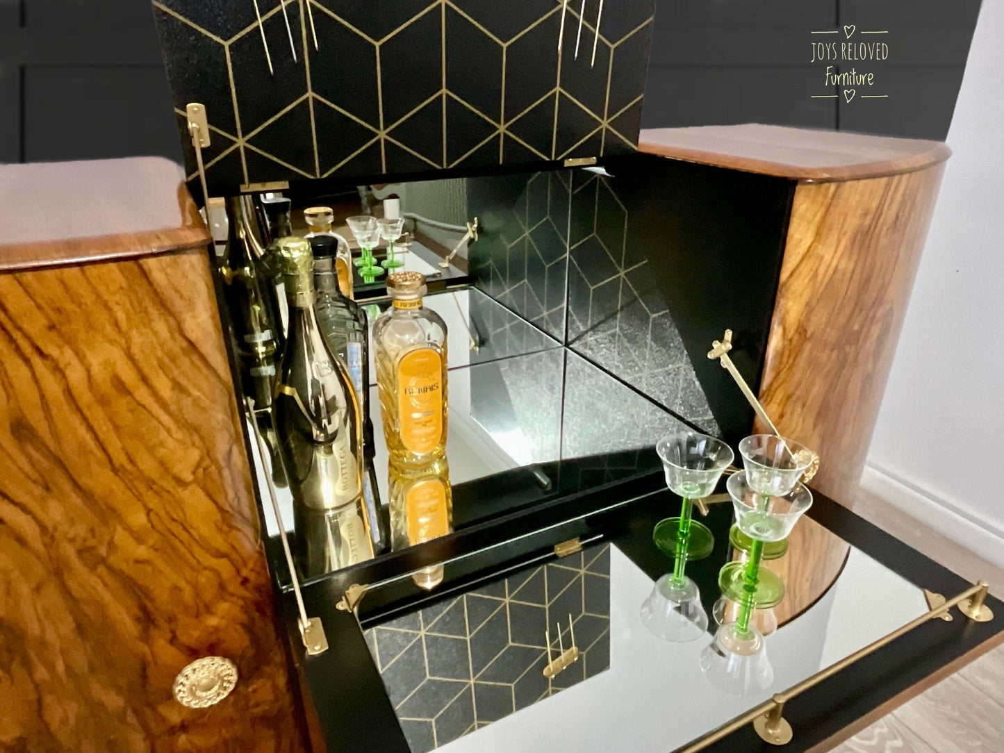 Art Deco Cocktail Cabinet / Sideboard, Drinks Cabinet