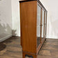 Vintage Mahogany Triple Glazed Door Bookcasec