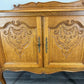 Vintage French Oak Sideboard Louis XIV Style Buffet Cabinet Cupboard LOT 3820