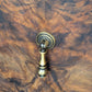 Vintage Art Deco dark green Walnut Burr Wood Desk Writing Table