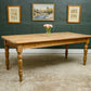 6.5 FT Pine Farmhouse Dining Table - Seats 8