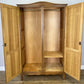 Wardrobe Vintage French Louis Oak Two Door Bedroom Storage Armoire LOT 6523