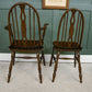 6 Elm Dining Chairs by Glenister - Hoop Back - 2 Carvers