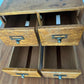 Antique Oak Drawers Haberdashery Index File Cabinet Drawers