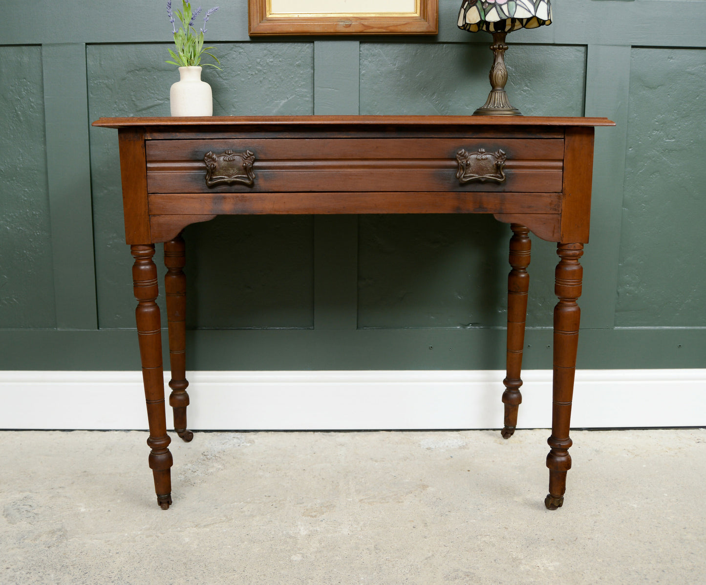 Edwardian Mahogany Console/ Writing Desk - SKU 220