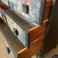 Jonny Depp inspired, decoupaged G Plan chest of drawer