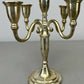 Pair of Candelabras Vintage French Style Metal Five Arm Candle Holders LOT 6484